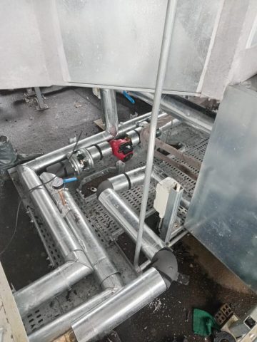 Industrial pipe installation Aksium Projects