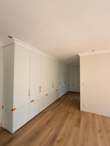 Bedroom with built in cupboards BIC Aksium Projects