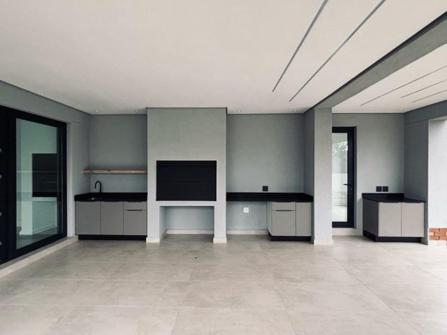 Braai area with basic and cupboards Aksium Projects